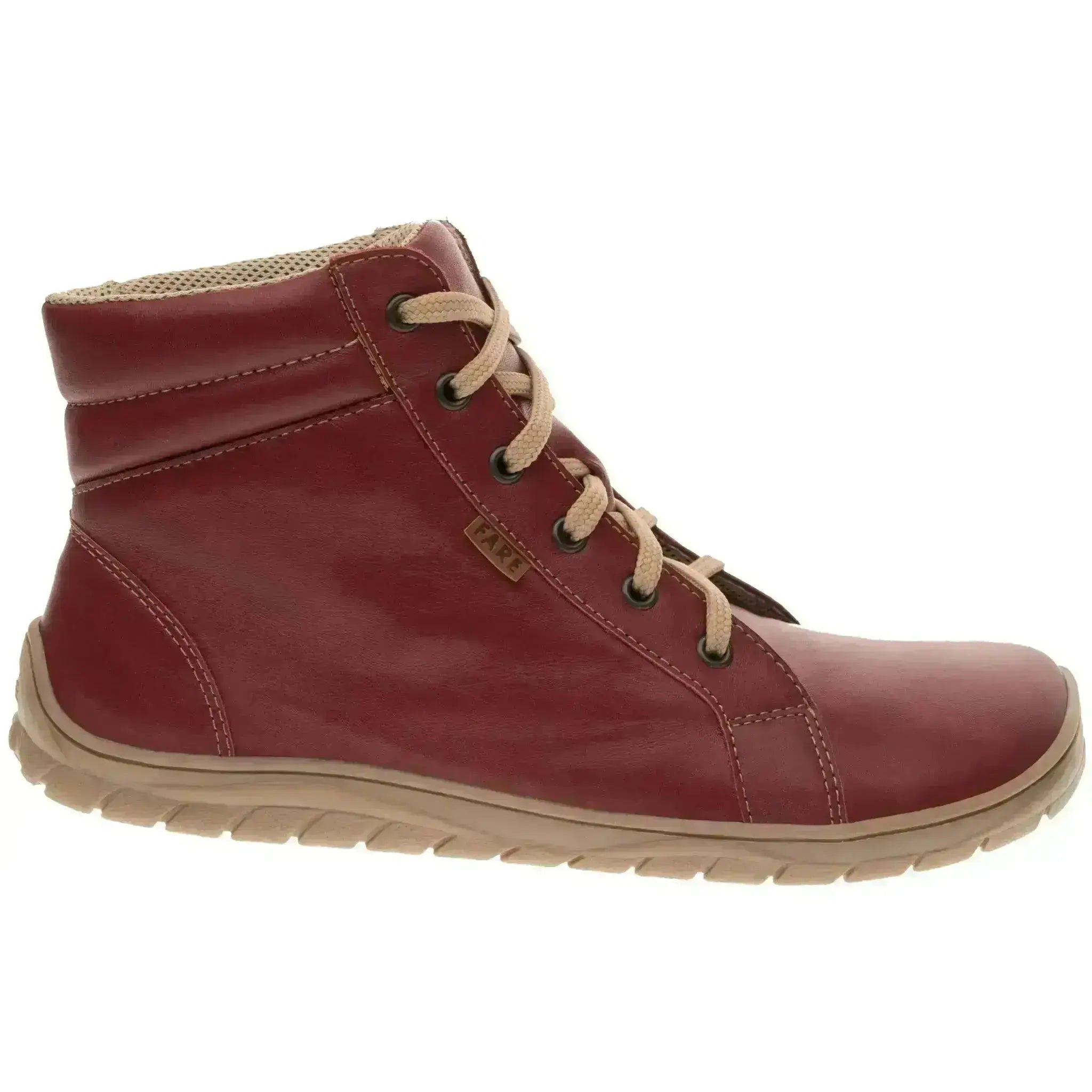 Fare Bare - AVILA All Year Arona Red - Bottines barefoot basses non doublées
