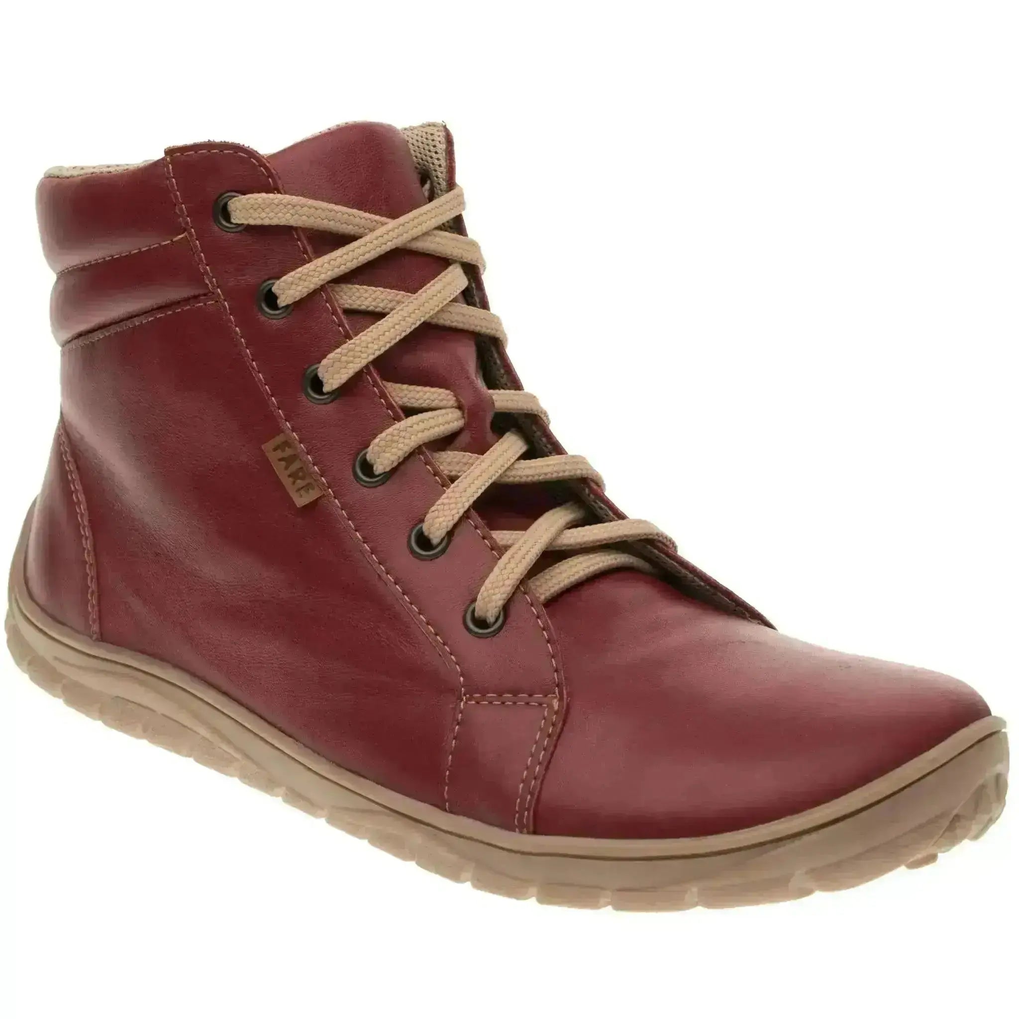 Fare Bare - AVILA All Year Arona Red - Bottines barefoot basses non doublées