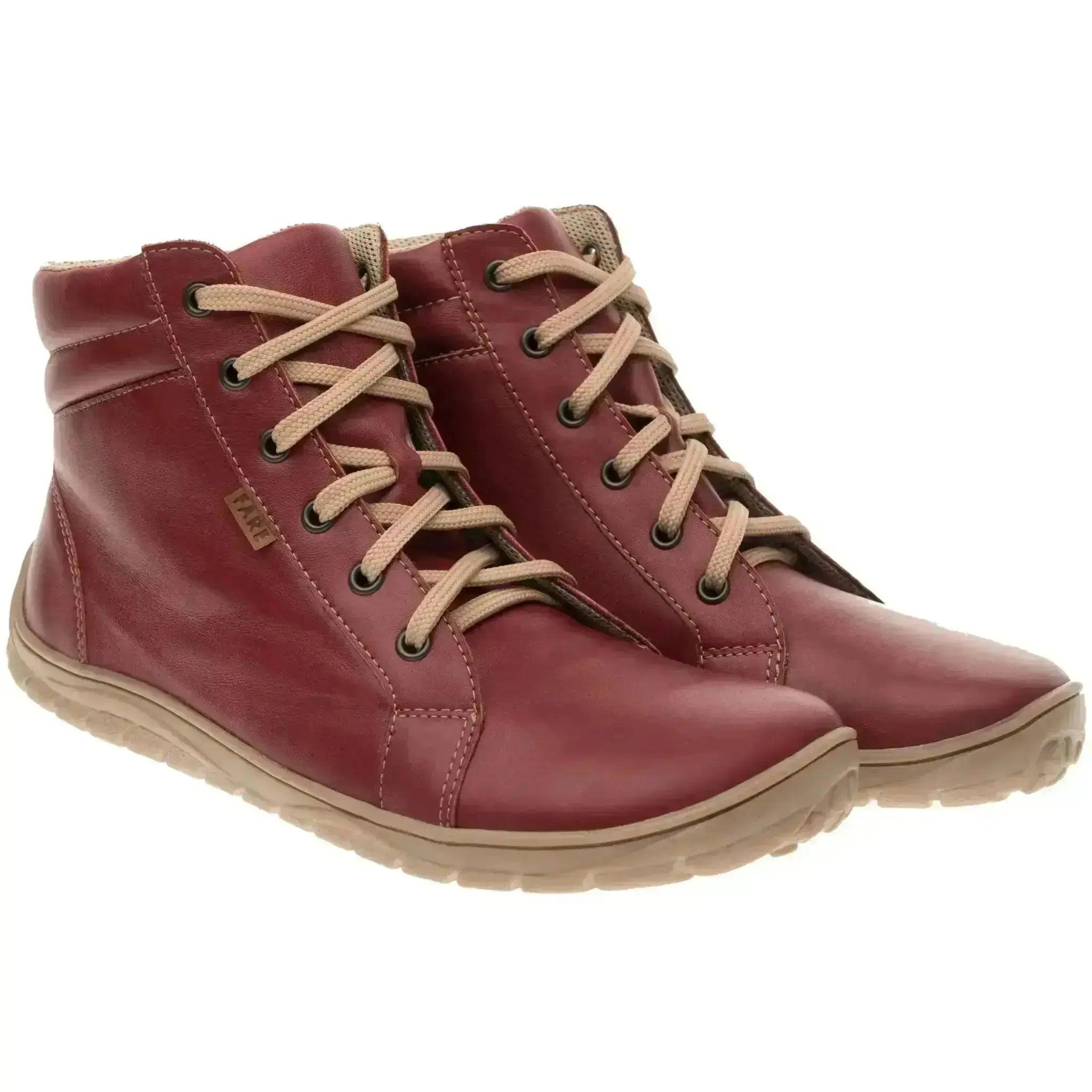 Fare Bare - AVILA All Year Arona Red - Bottines barefoot basses non doublées