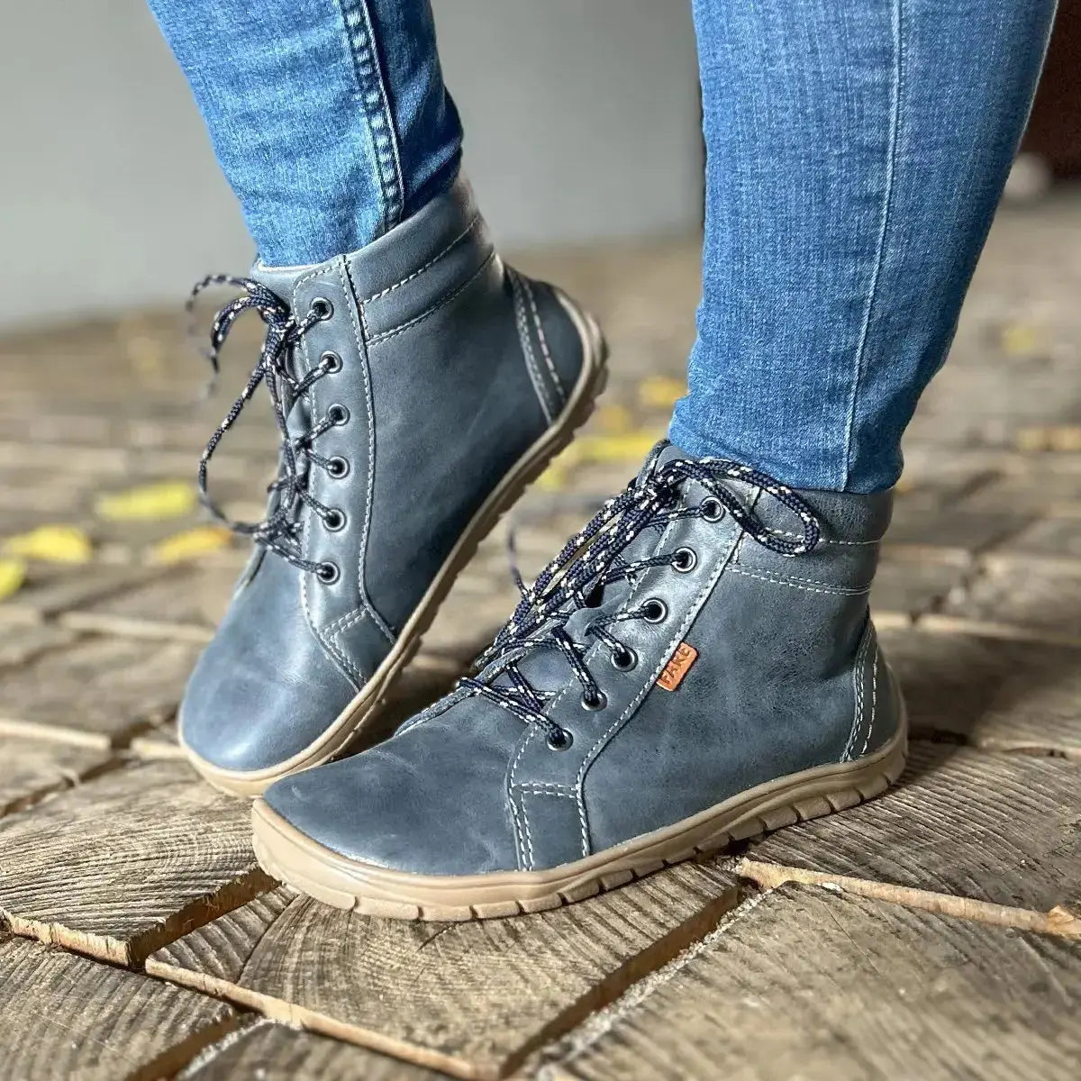 Fare Bare - AVILA All Year Denim - Botines barefoot bajos sin forro