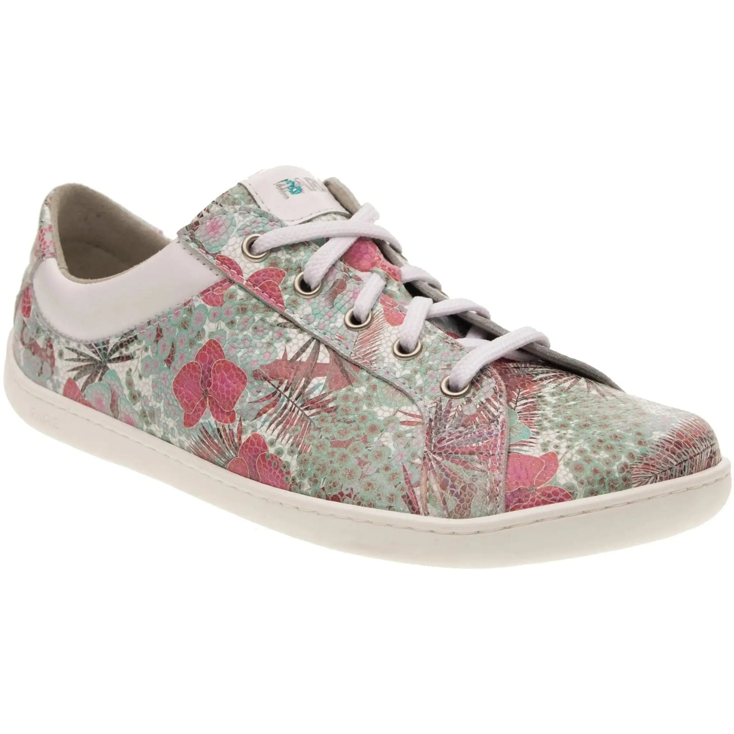 Fare Bare - B5712131 Elegant Azura Flower Verde - Deportivas barefoot de piel