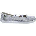 Fare Bare Ballerinas Silver White - Bailarinas barefoot de cuero para mujer plateadas