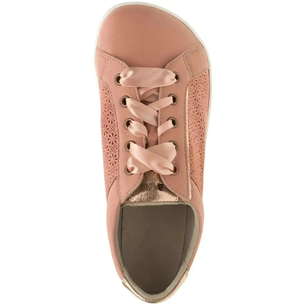 Fare Bare - Elegant Lola Apricot - Deportivas barefoot de piel