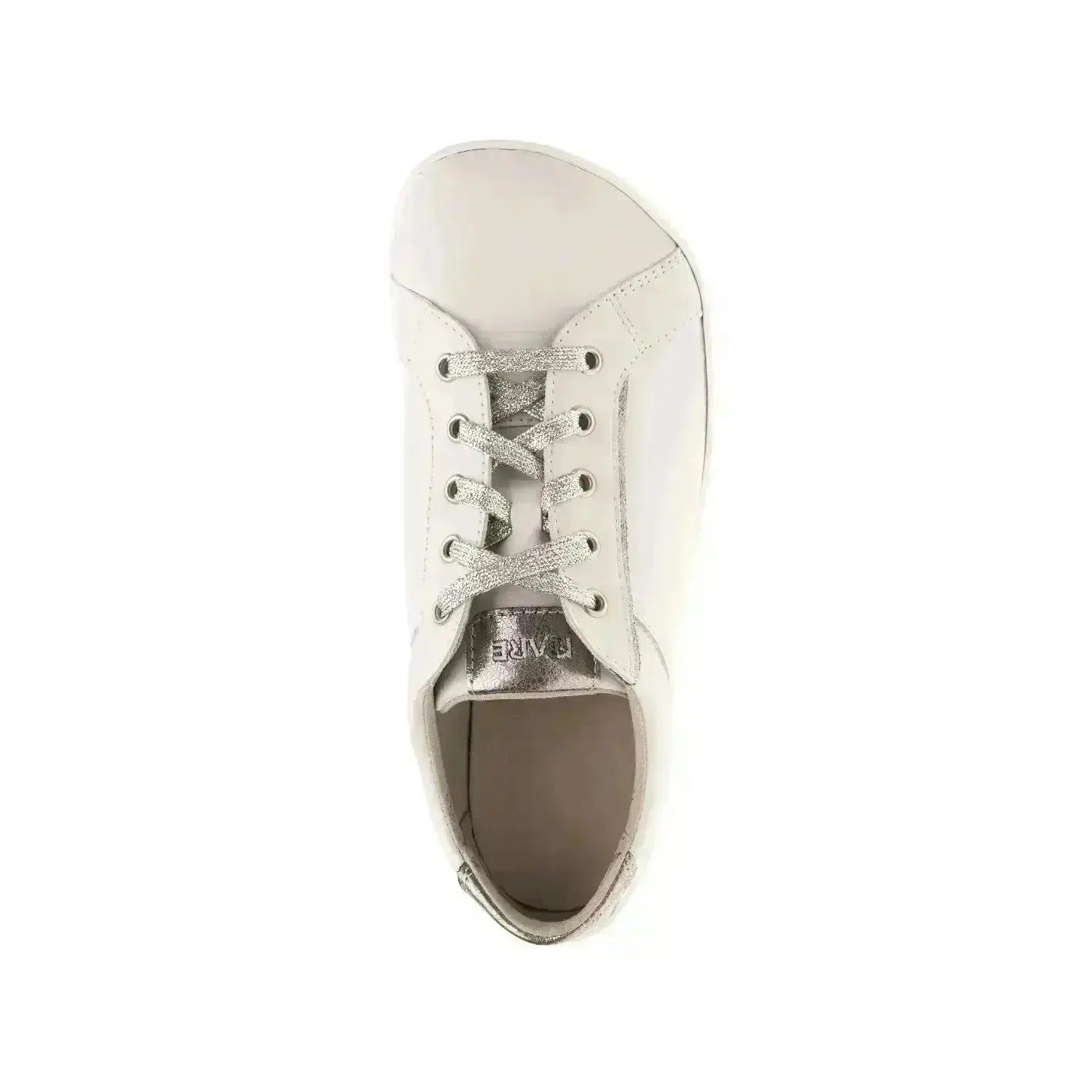 Fare Bare - Sella Blanc Élégant - Chaussures barefoot en cuir