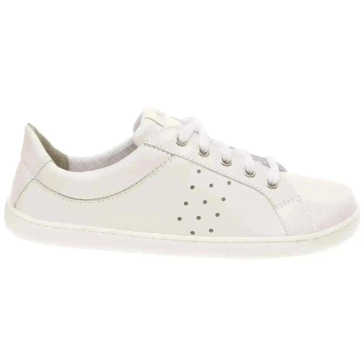 Fare Bare - Elegant Tiana White - Zapatillas barefoot de piel para mujer blancas