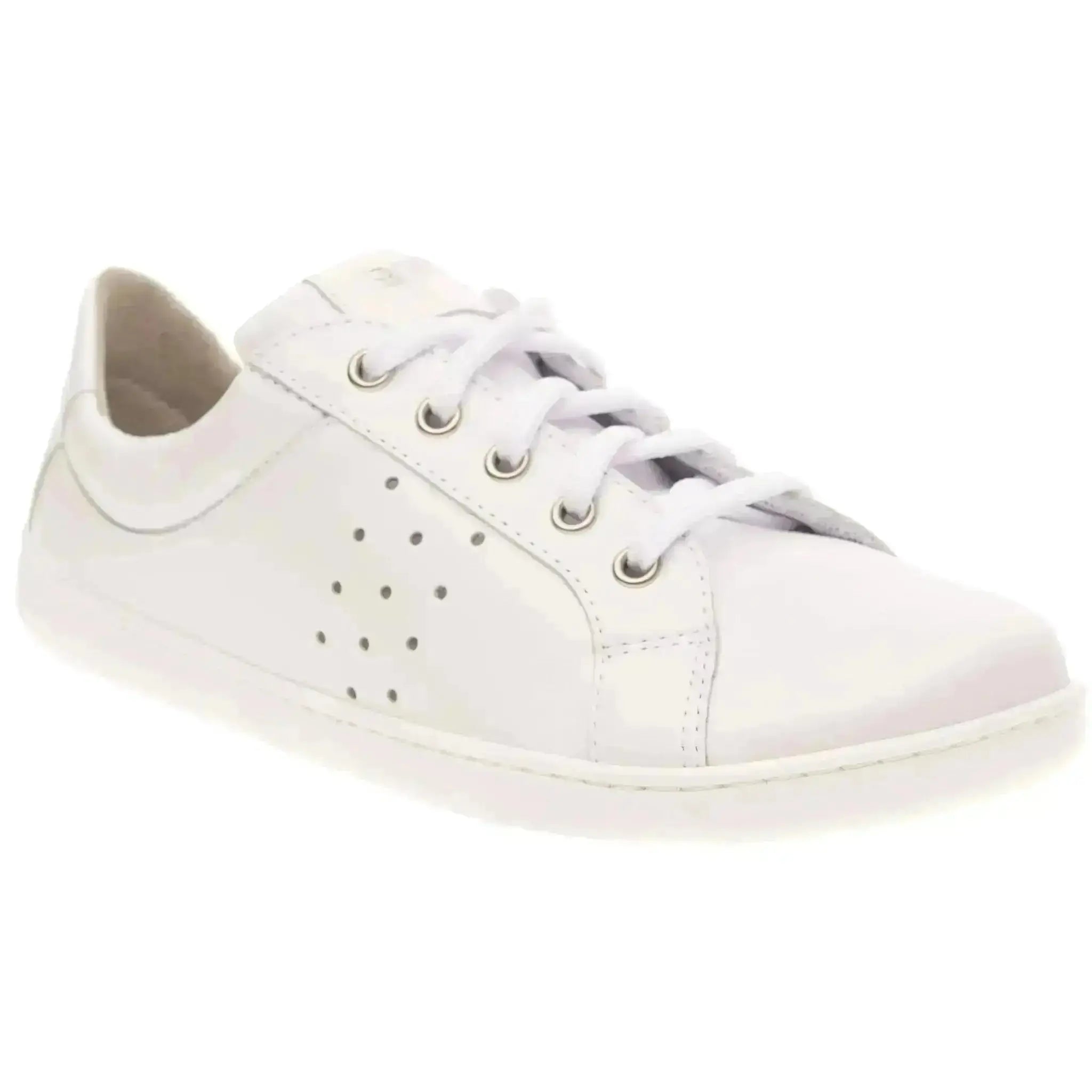 Fare Bare - Elegant Tiana White - Zapatillas barefoot de piel para mujer blancas
