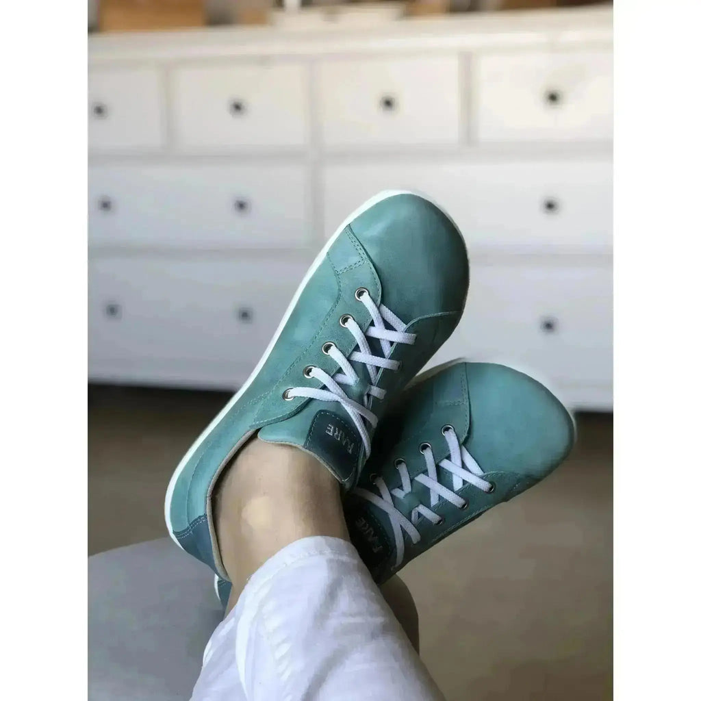 Fare Bare - Elegant Toledo Mint - Deportivas barefoot de piel