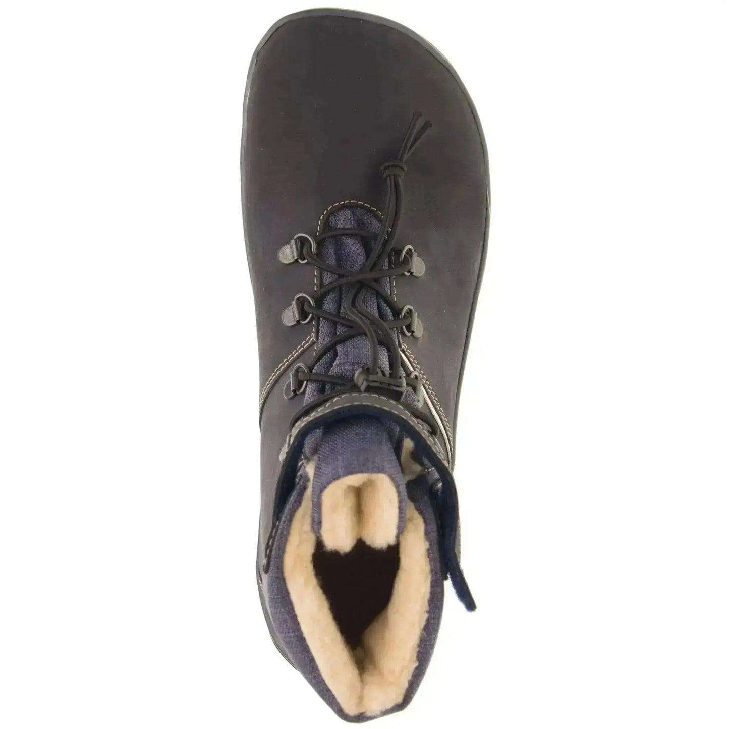 Fare Bare - Fjordky Winter Waterproof Blue - Botines barefoot impermeables invernales