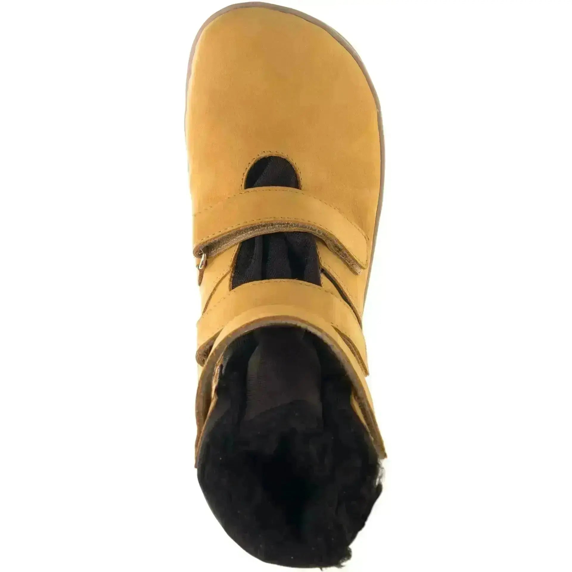 Fare Bare - Fjordky Hiver Imperméable Ocre - Bottines barefoot imperméables d'hiver