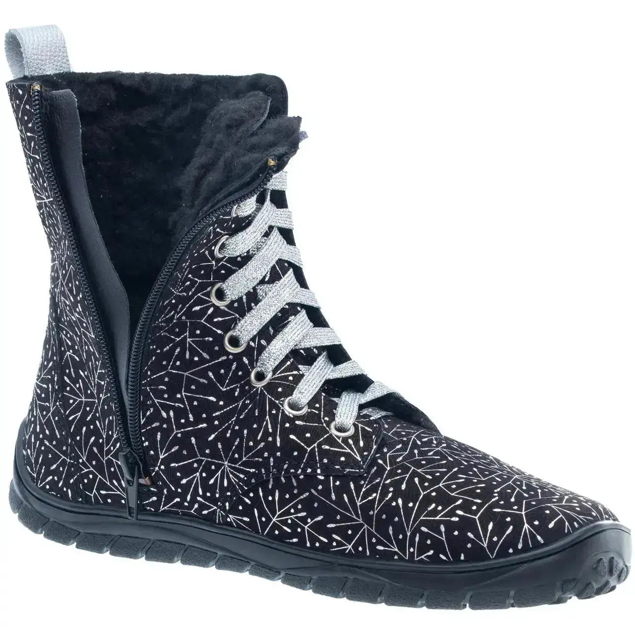 Fare Bare - Freya Winter Shoes Black Nature Ltd. Edition - bottes barefoot d'hiver chaudes