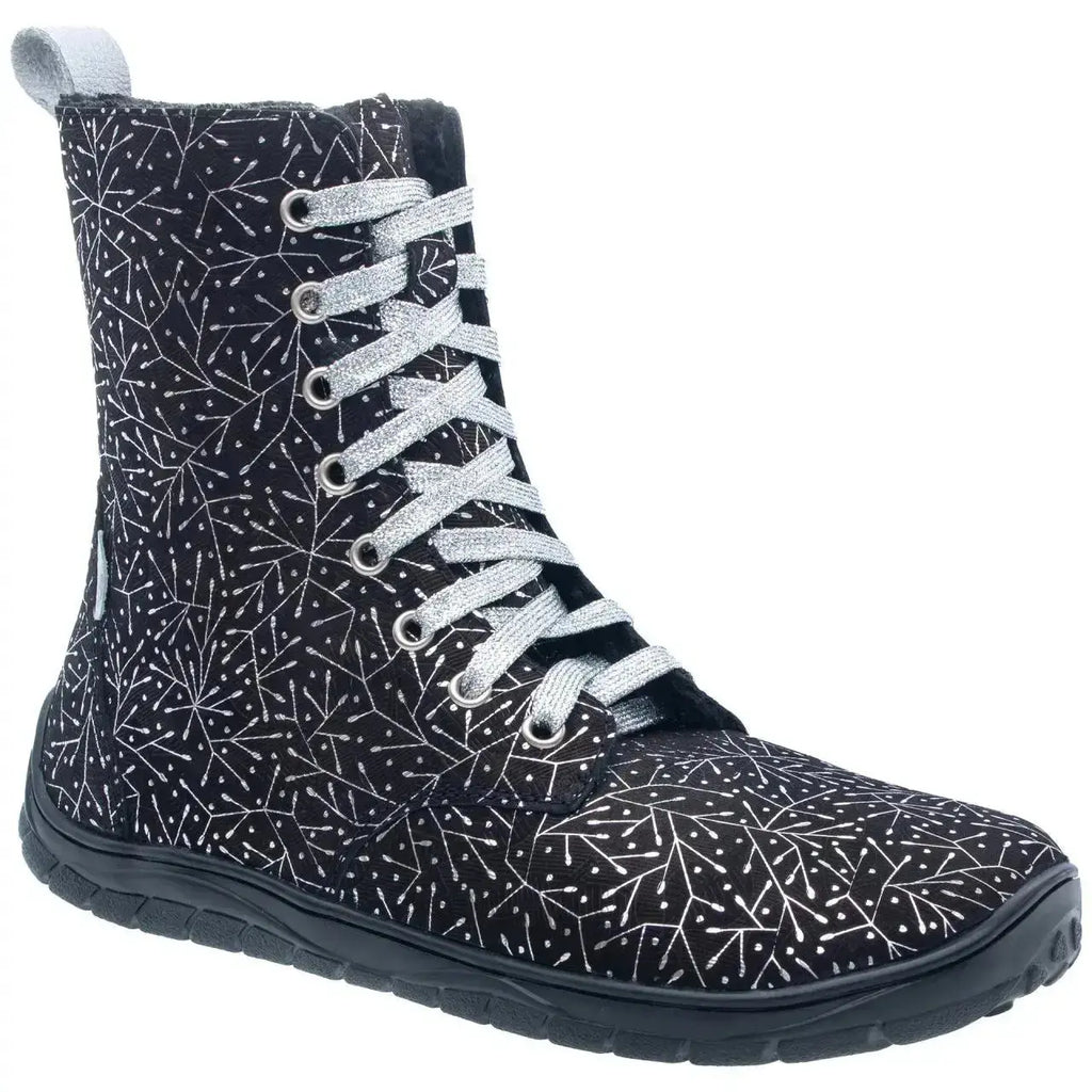 Fare Bare - Freya Winter Shoes Black Nature Ltd. Edition - botas barefoot calientes para mujer
