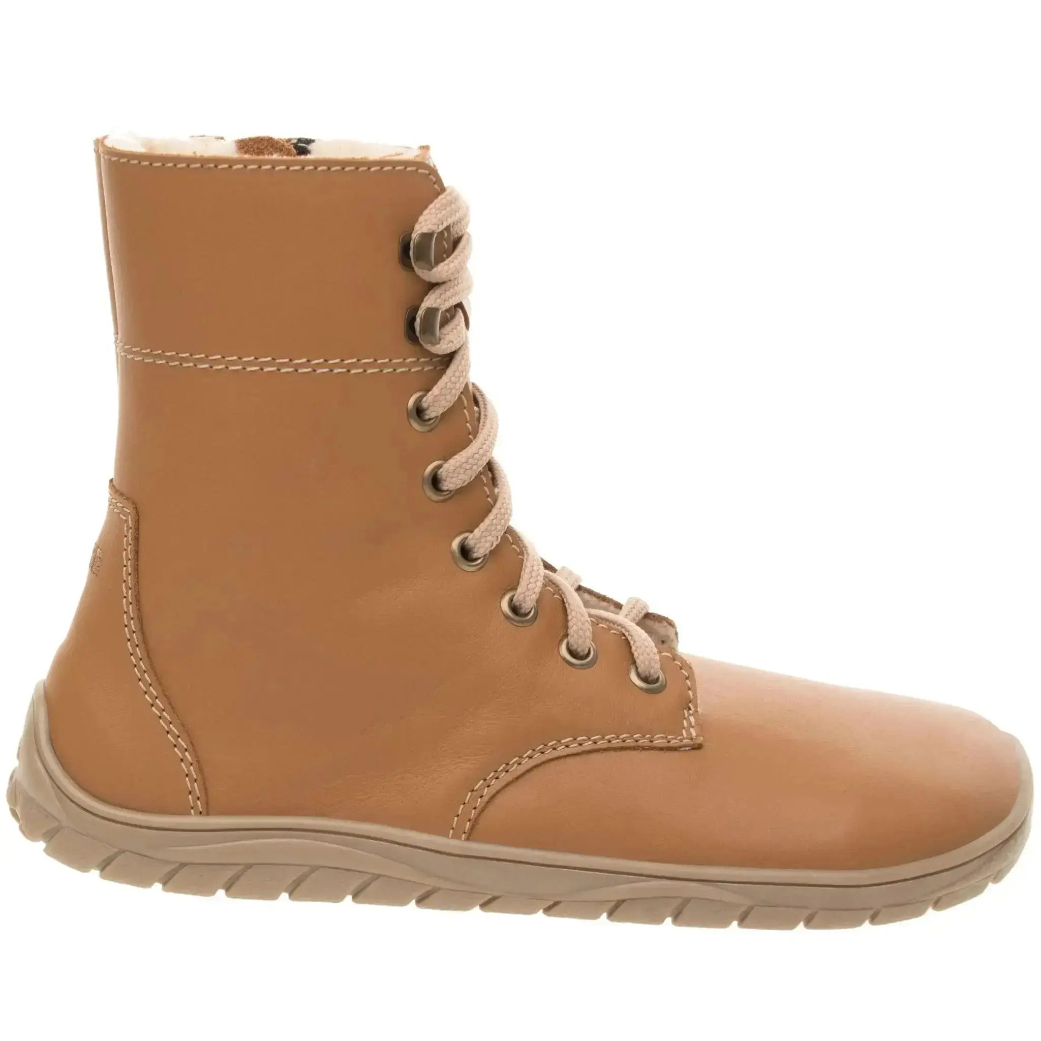Fare Bare - Bottes d'hiver Freya Marron - bottes barefoot chaudes d'hiver