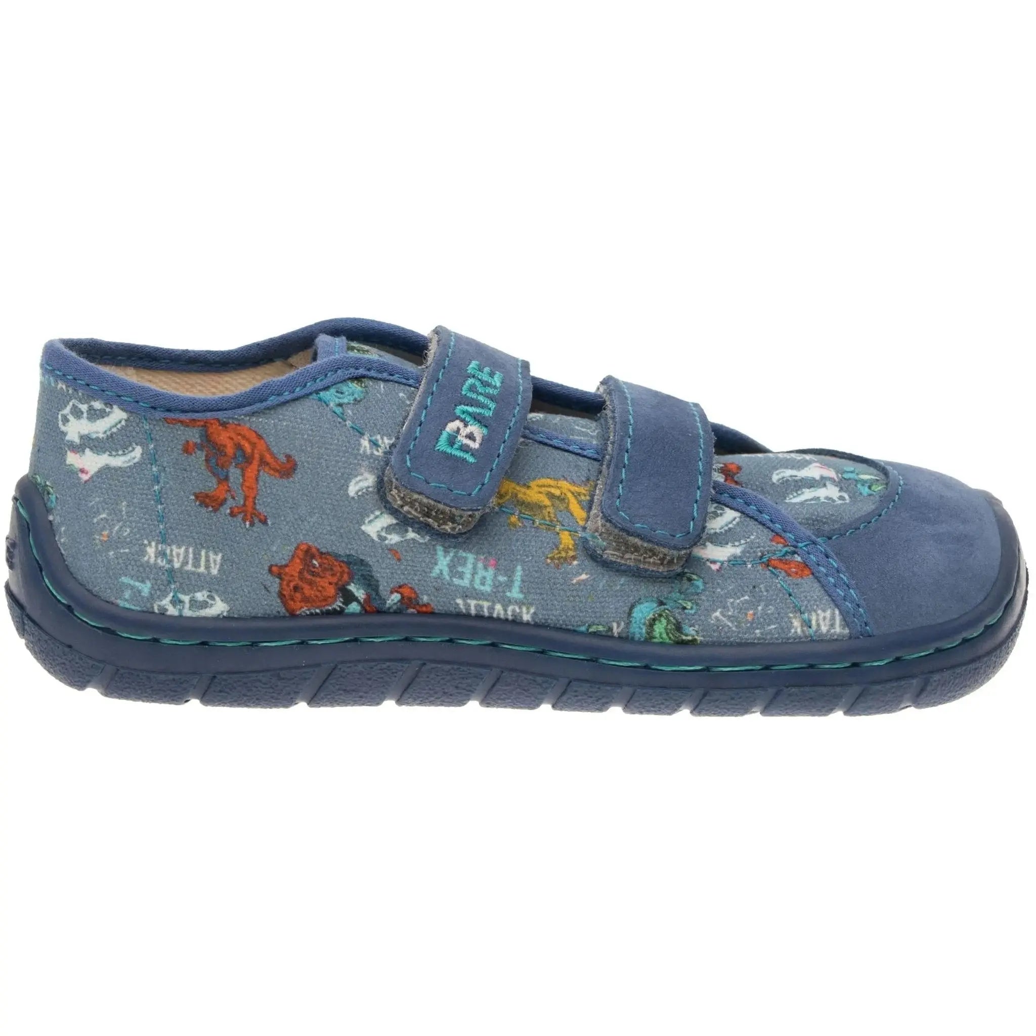 Fare Bare Kids - Serie A Dinosaurios - Lonetas barefoot infantiles