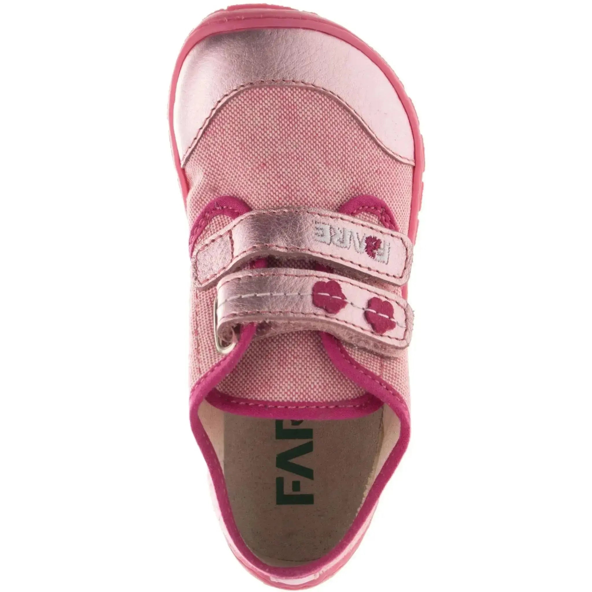 Fare Bare Kids - Serie A Rose - Chaussures barefoot en toile