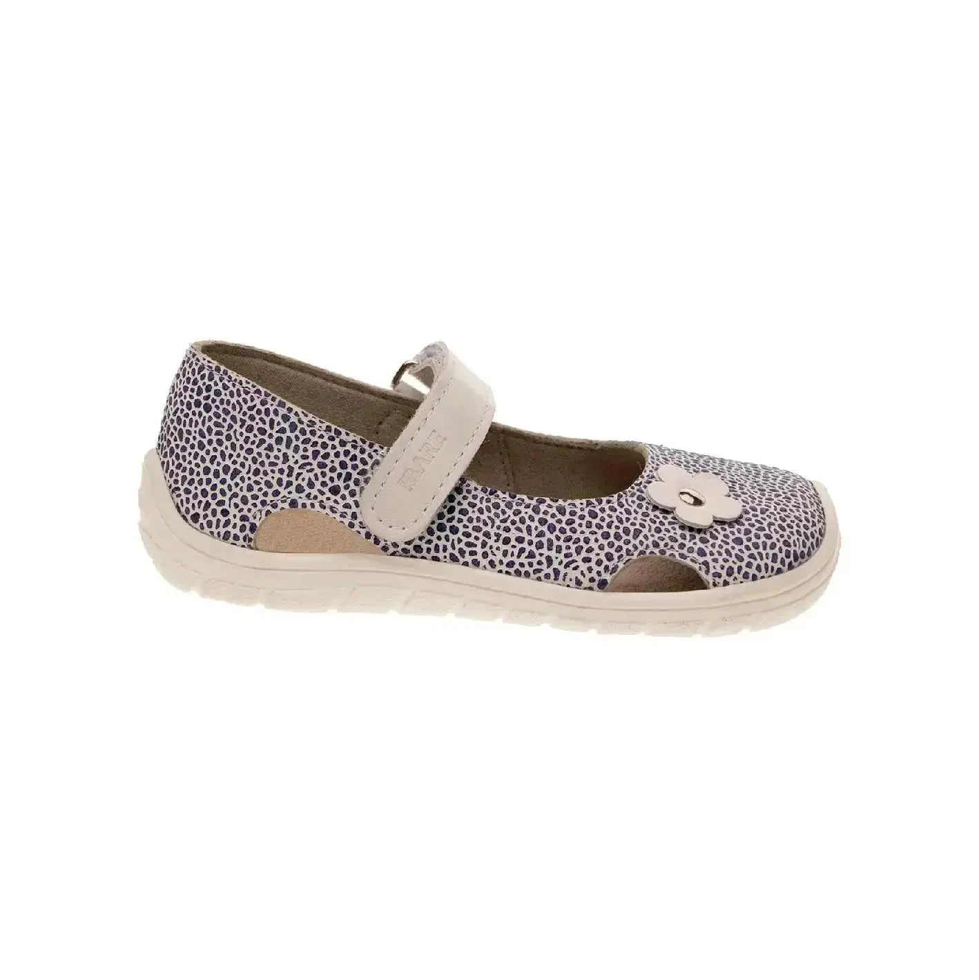 Fare Bare Kids - Ballerine Argent Bleu - Chaussures pieds nus enfant