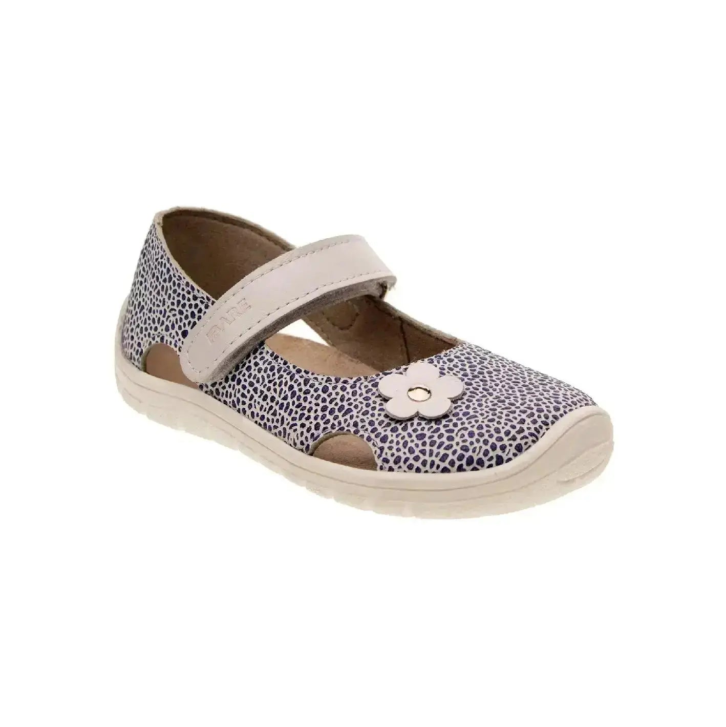 Fare Bare Kids - Ballerine Argent Bleu - Chaussures pieds nus enfant