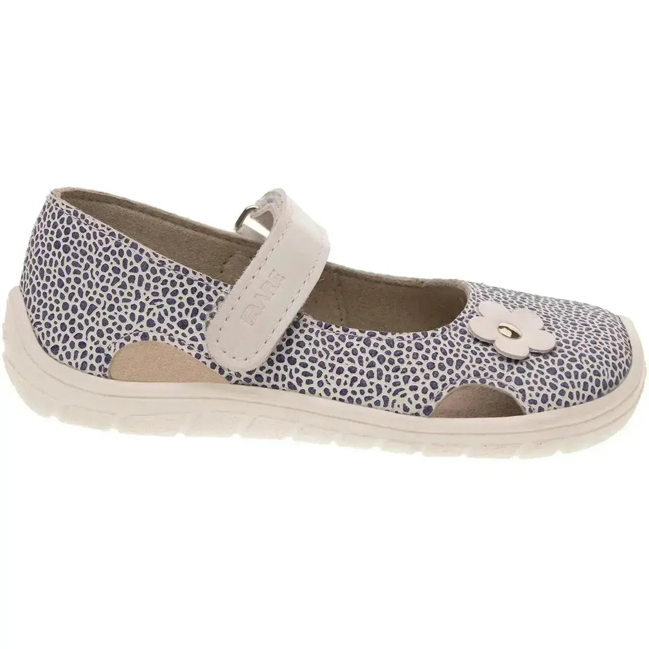 Fare Bare Kids - Ballerine Argent Bleu - Chaussures pieds nus enfant
