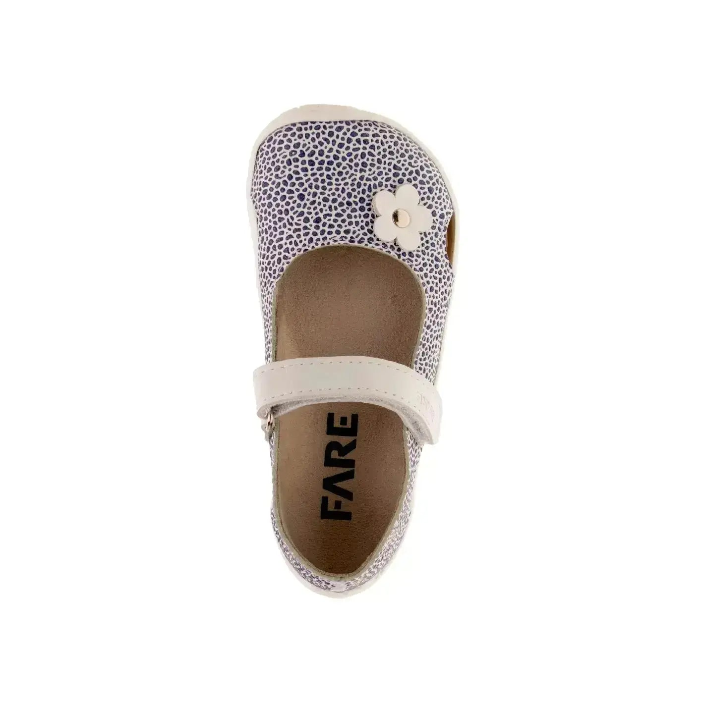 Fare Bare Kids - Summer Ballerina Silver Blue - Ballerines barefoot pour enfant