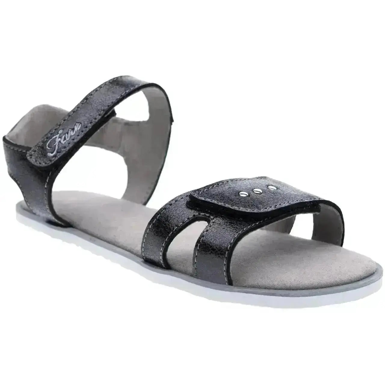 Fare Bare Kids - Chaussures barefoot noires - Sandales barefoot