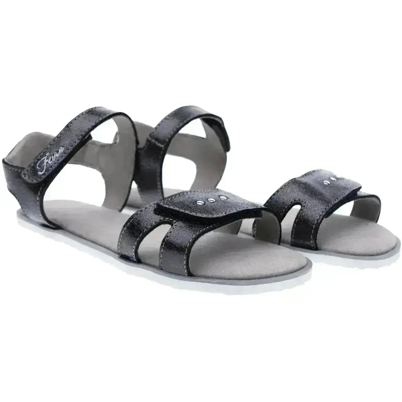 Fare Bare Kids - Chaussures barefoot noires - Sandales barefoot