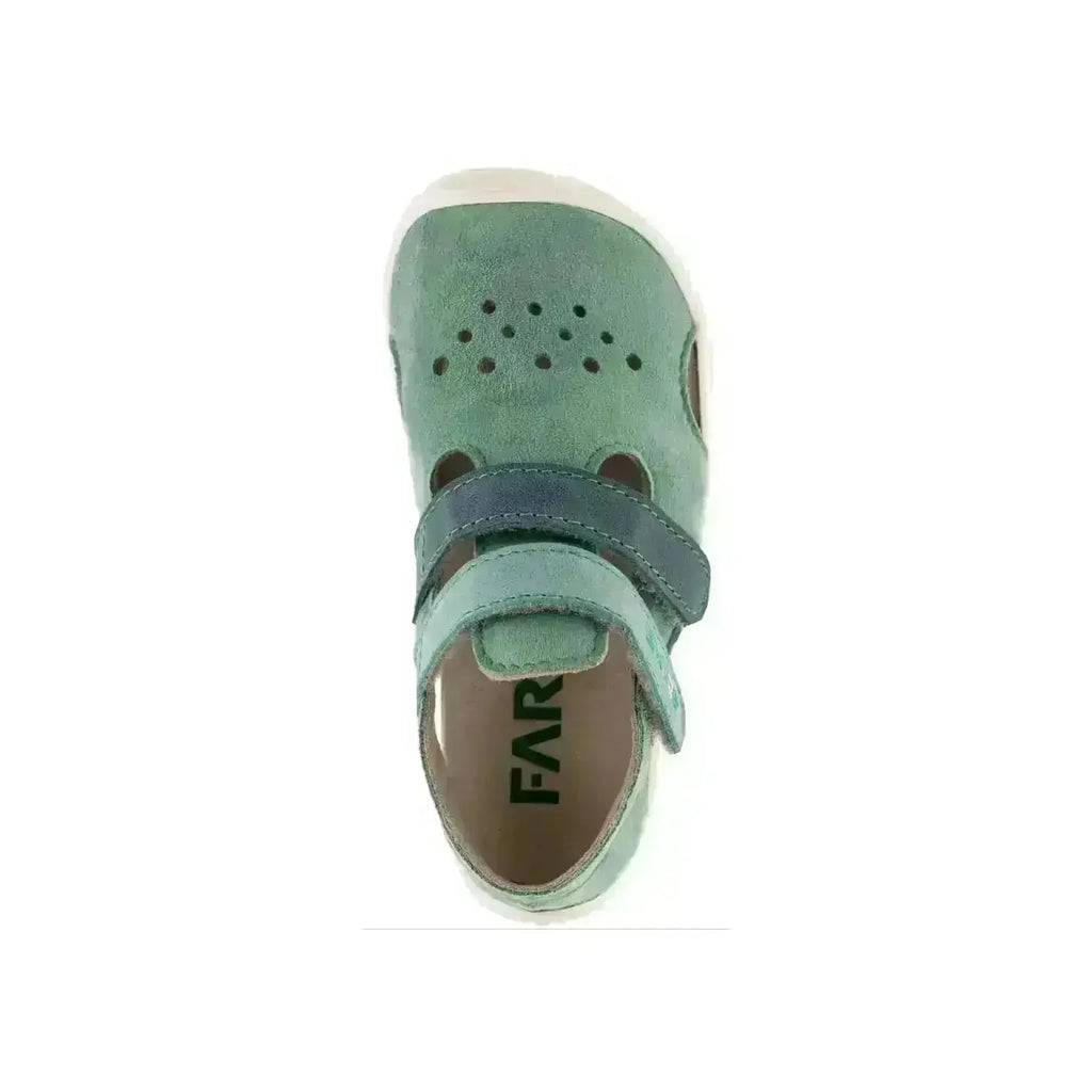 Fare Bare Kids Summer Shoes Green B5464431 - Sandalias barefoot infantiles verde