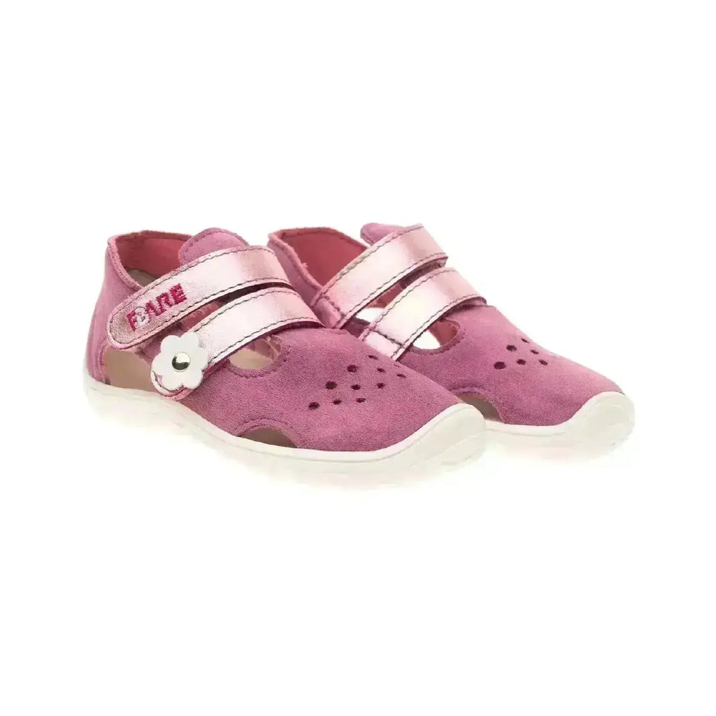 Fare Bare Kids - Summer Shoes Pink B5464491 - Sandalias deportivas lona barefoot infantiles rosa