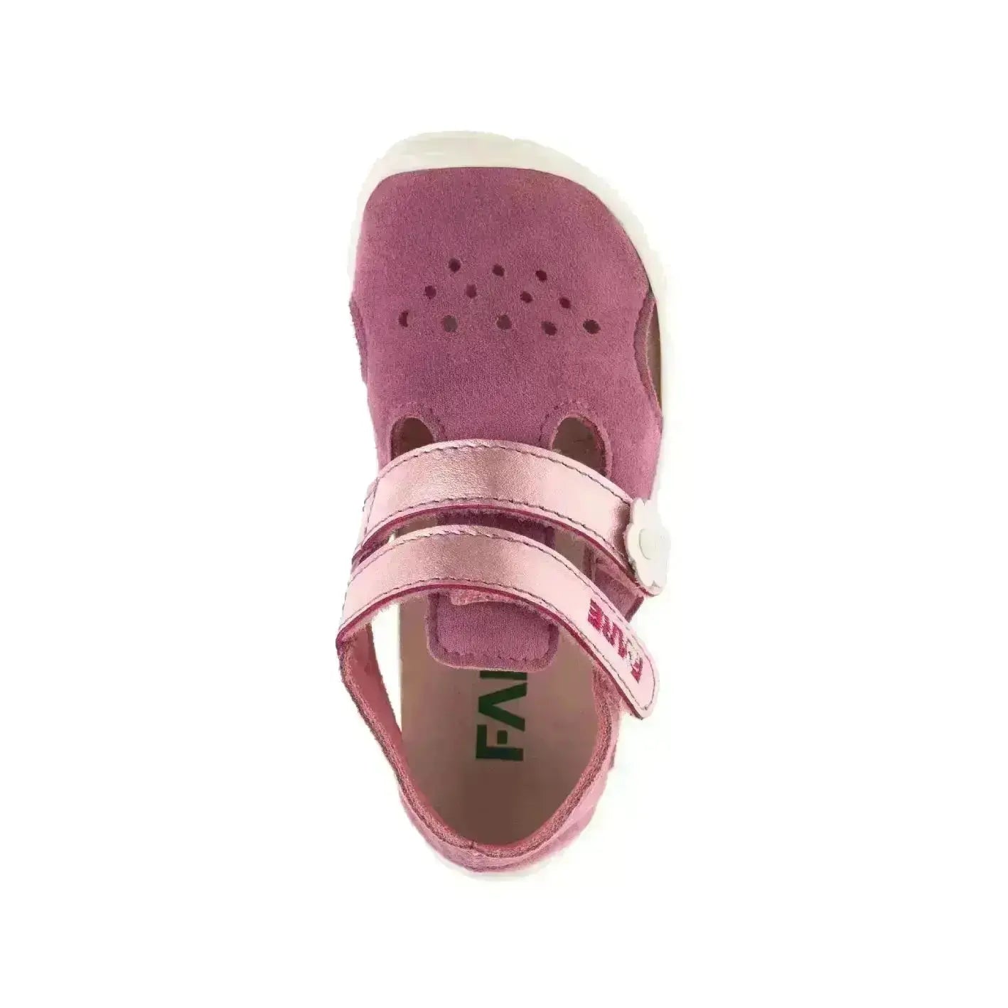 Fare Bare Kids - Chaussures d'été rose B5464491 - Sandales de sport en toile barefoot