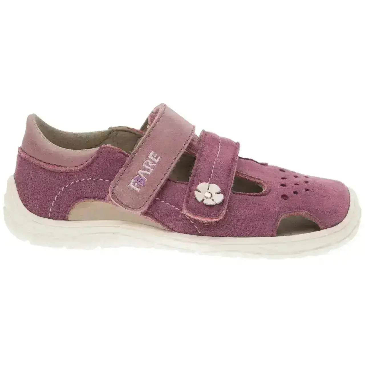 Fare Bare Kids - Chaussures d'été rose B5564491 - Sandales de sport en toile barefoot