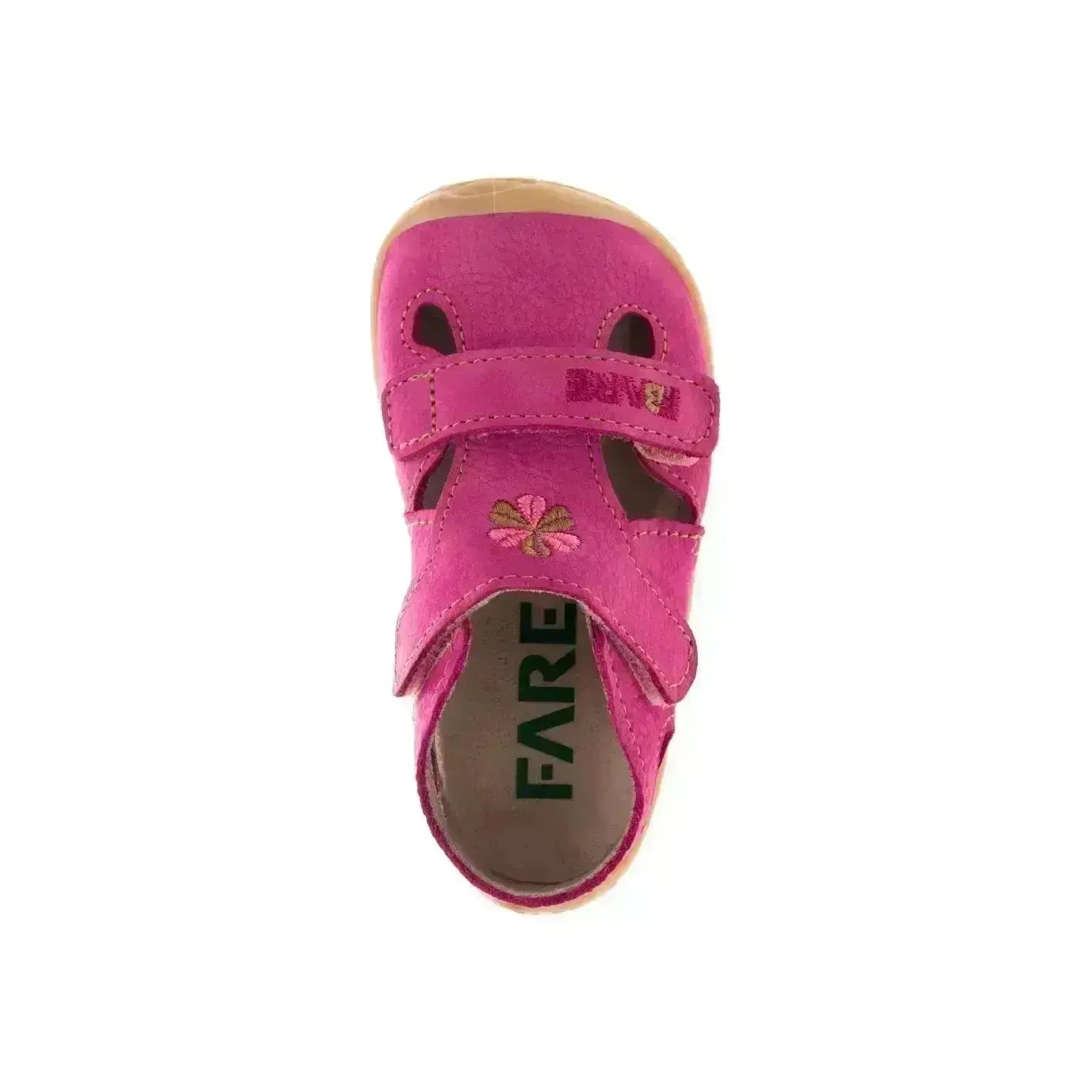 Fare Bare - Premiers pas Fuchsia - Sandales respectueuses