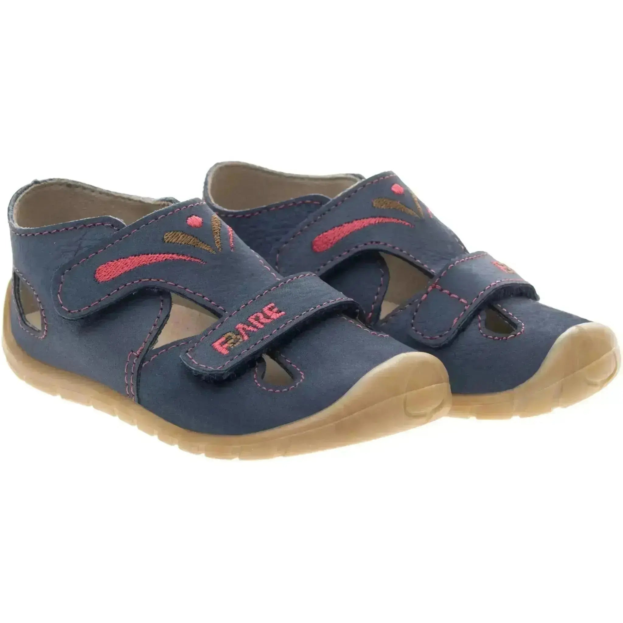 Fare Bare - Primeros pasos Navy - Sandalias respetuosas para primeros pasos azul marino