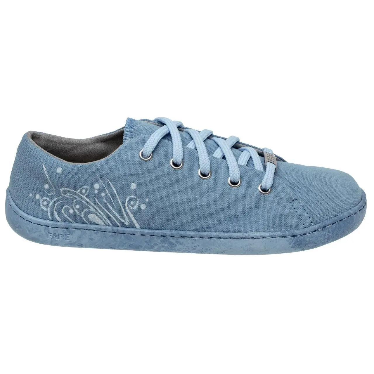 Fare Bare Sicilky Fundasty Blue - Chaussures barefoot bleues pour femme