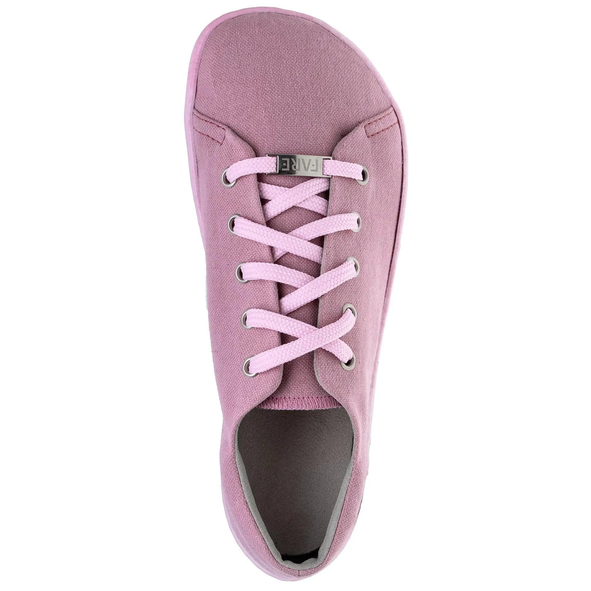 Fare Bare Sicilky Fundasty Pink - Baskets barefoot roses pour femme