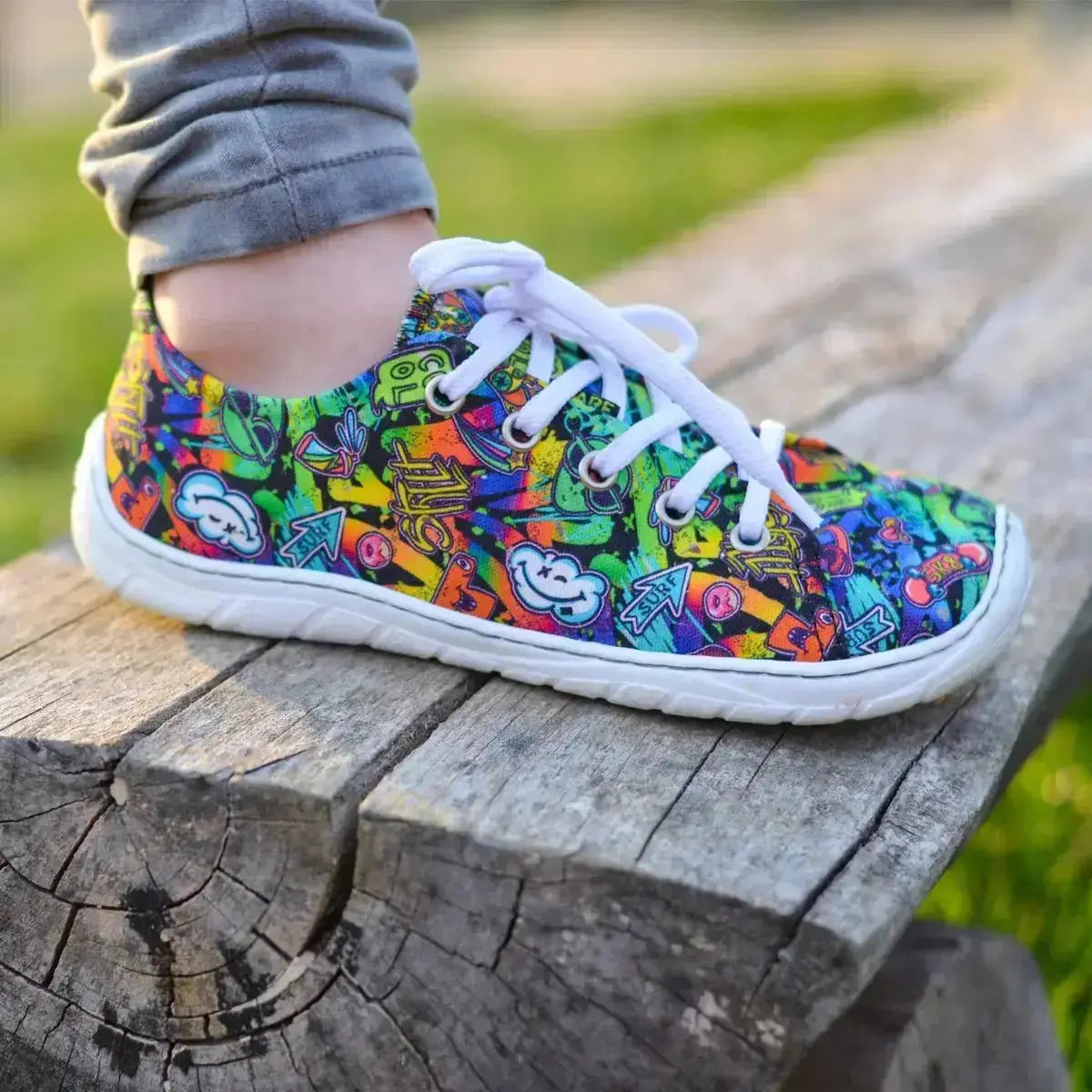Fare Bare - Sicilky B5711431 Graffiti - Baskets barefoot unisexe