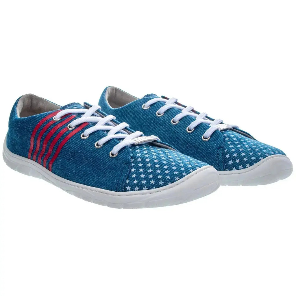 Fare Bare - Rayures et Étoiles Sicilky A5312402 - Lonas barefoot unisexe