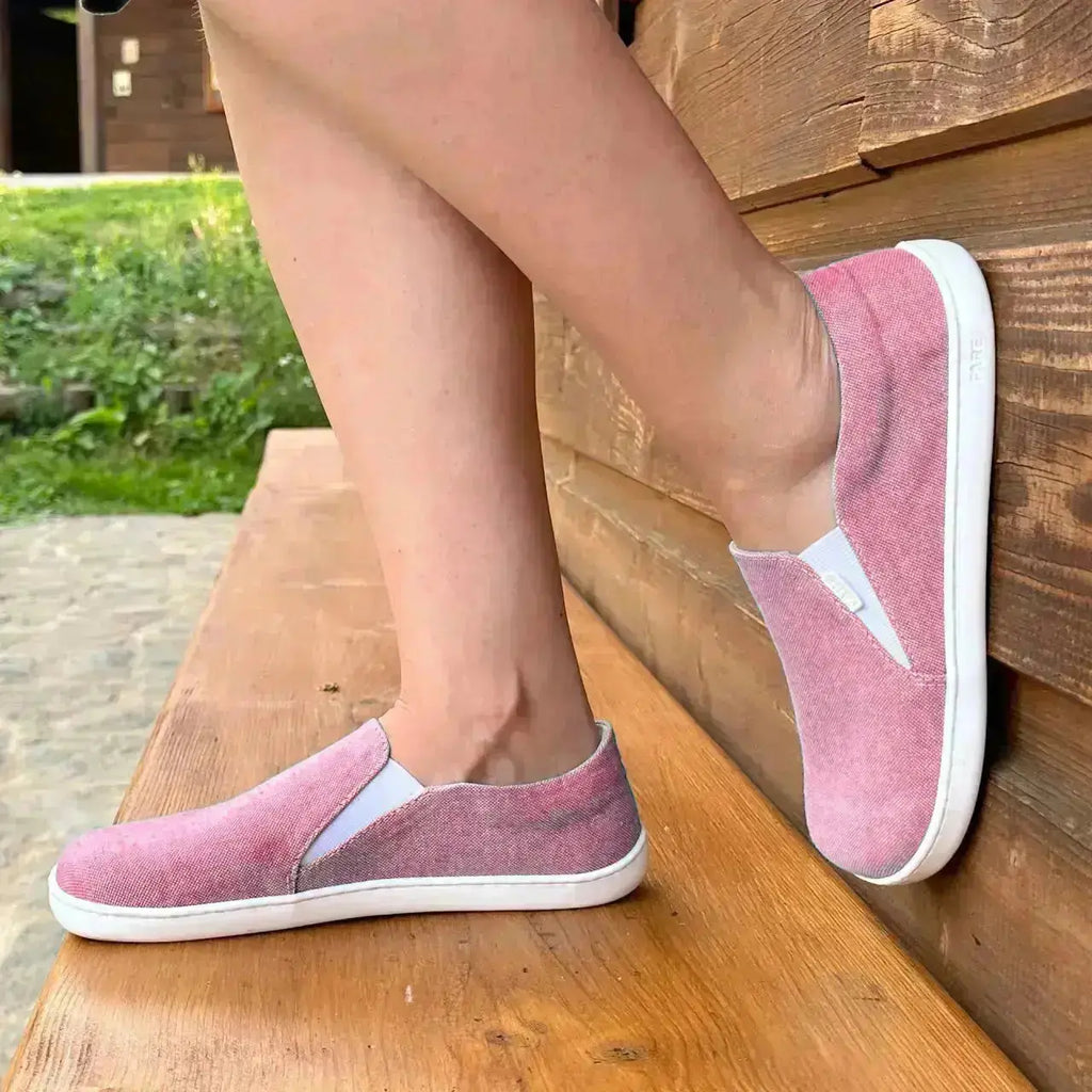 Fare Bare - Slip-On Lia Pink B5762451 - zapatillas sin cordones barefoot