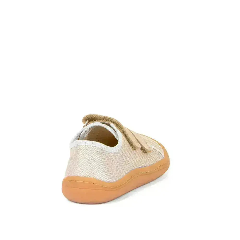 Froddo Barefoot - Barefoot Canvas Gold Shine - Chaussures plates respectueuses en toile dorée