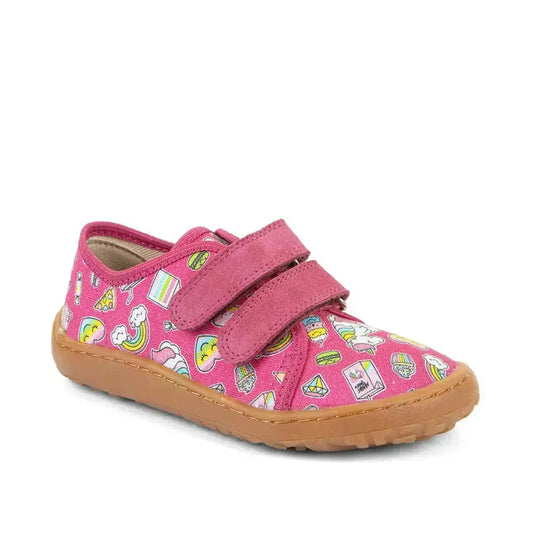 Froddo Barefoot - Barefoot Canvas Hearts - Lonetas respetuosas con estampado de corazones