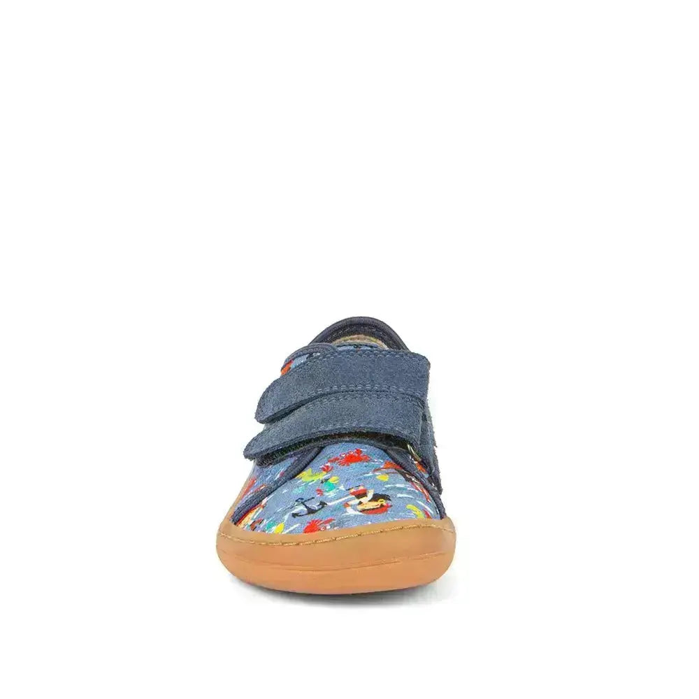 Froddo Barefoot - Chaussures minimalistes en toile Pirates - Toile respectueuse avec imprimé pirates