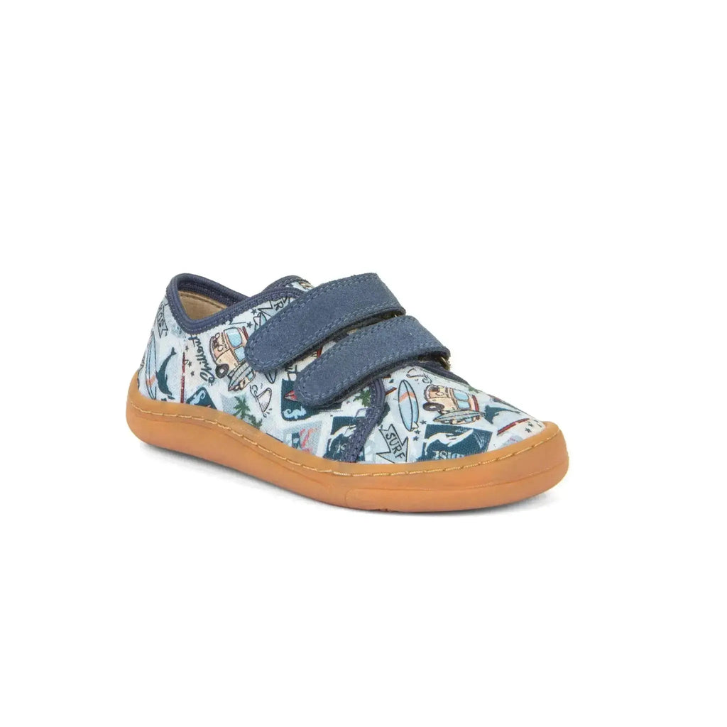 Froddo Barefoot - Barefoot Canvas Surf - Lonetas infantiles con estampado de surf