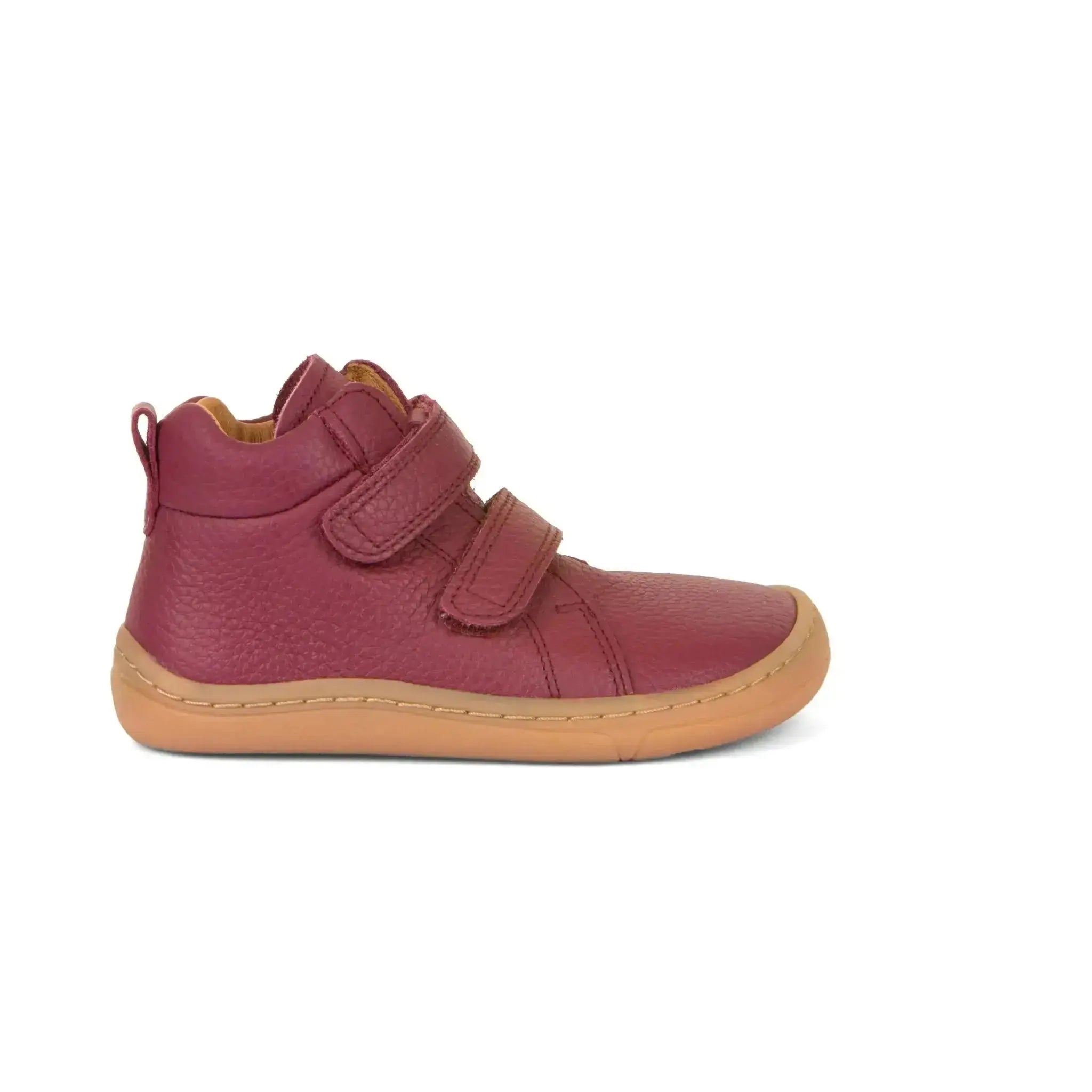 Froddo Barefoot - Bordeaux - Botines barefoot infantiles de cuero repelentes a la humedad burdeos