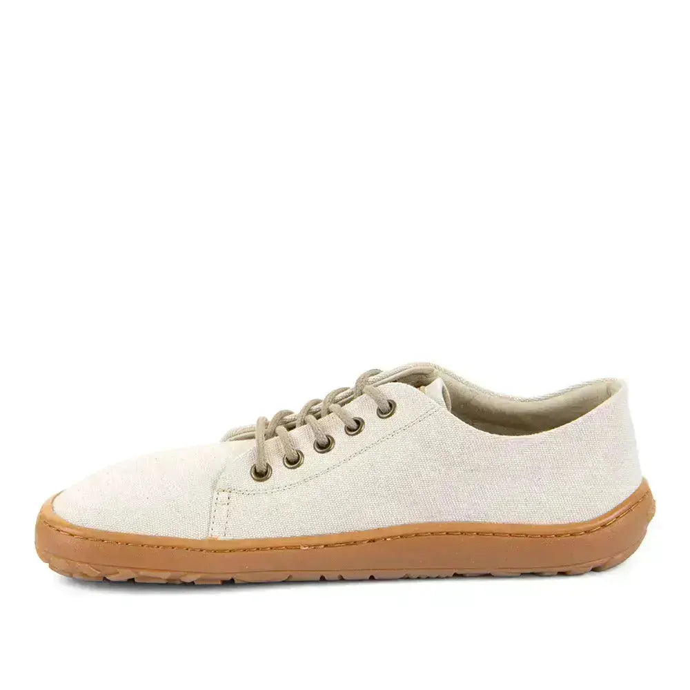 Froddo Barefoot - Botaniq Laces White - Lonetas barefoot de cordones para mujer blancas