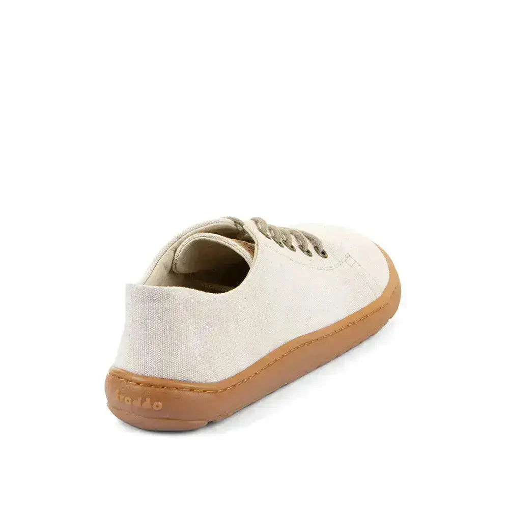 Froddo Barefoot - Botaniq Laces White - Lonetas barefoot de cordones para mujer blancas