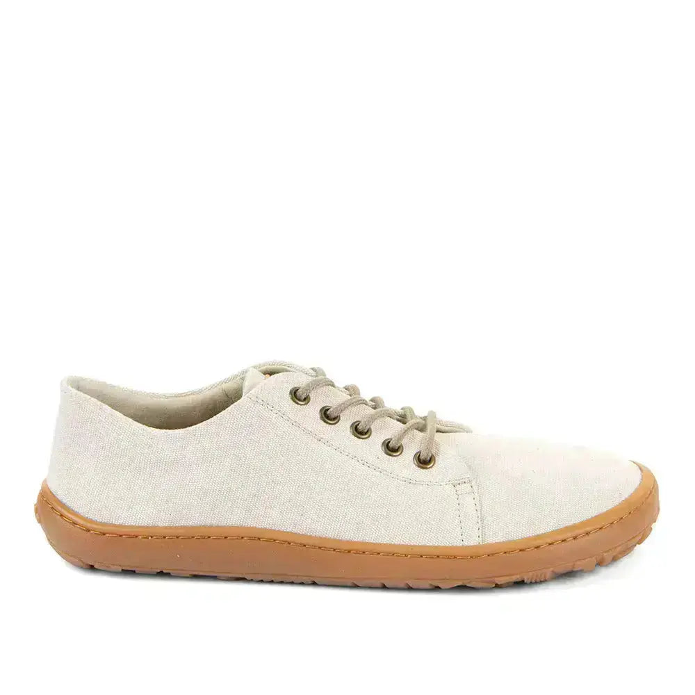 Froddo Barefoot - Botaniq Laces White - Lonetas barefoot de cordones para mujer blancas