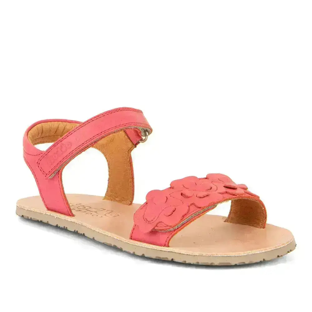 Froddo Barefoot - Flexy Flowers Coral - Sandalias barefoot para niña y mujer