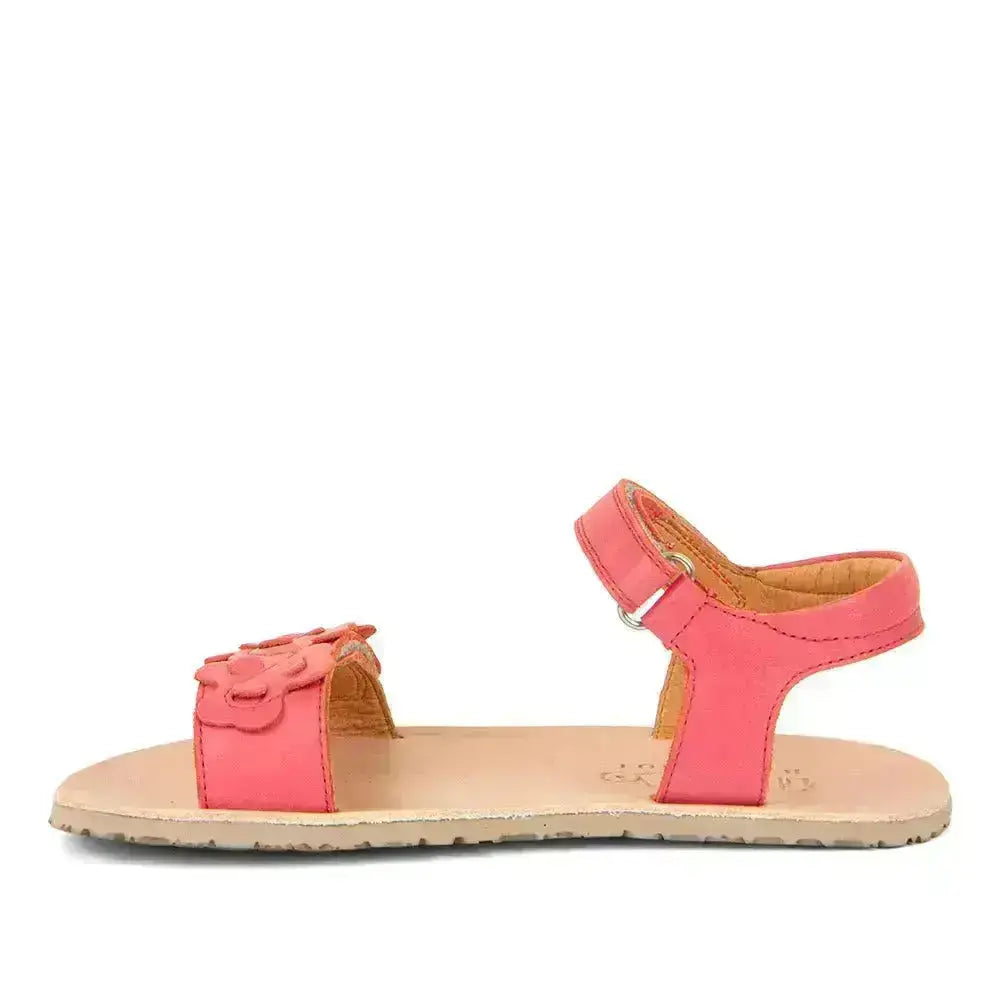 Froddo Barefoot - Flexy Flowers Coral - Sandalias barefoot para niña y mujer