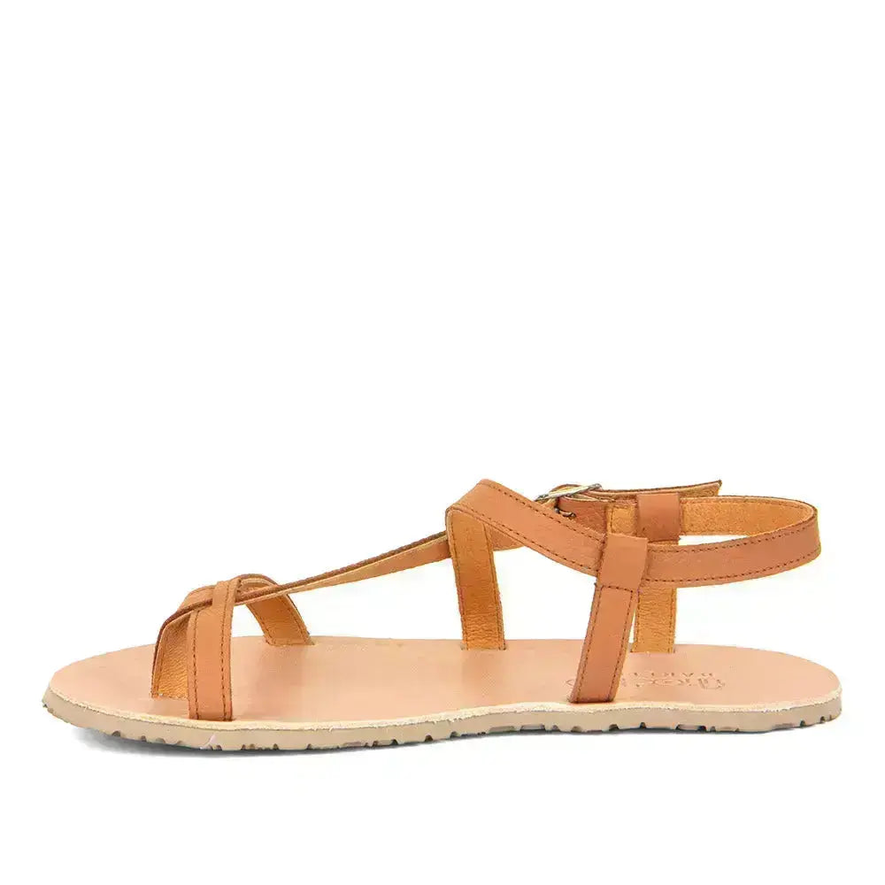 Froddo Barefoot - Flexy W Cognac - Sandalias barefoot de dedo marrones para mujer