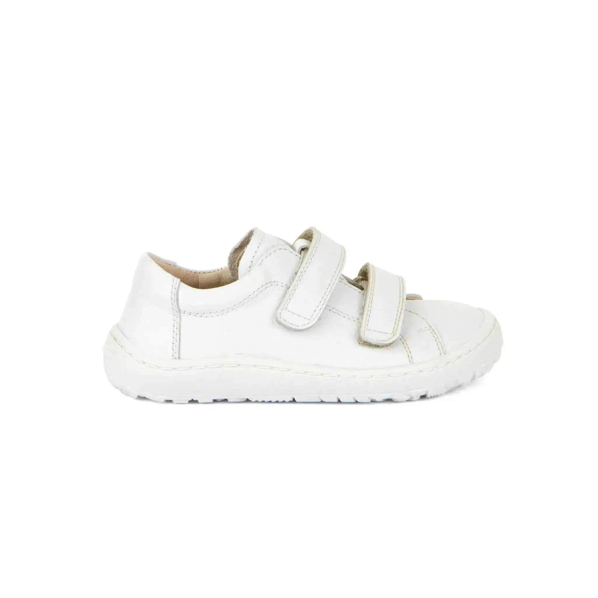 Froddo Barefoot - Zapatillas barefoot colegiales infantiles blancas