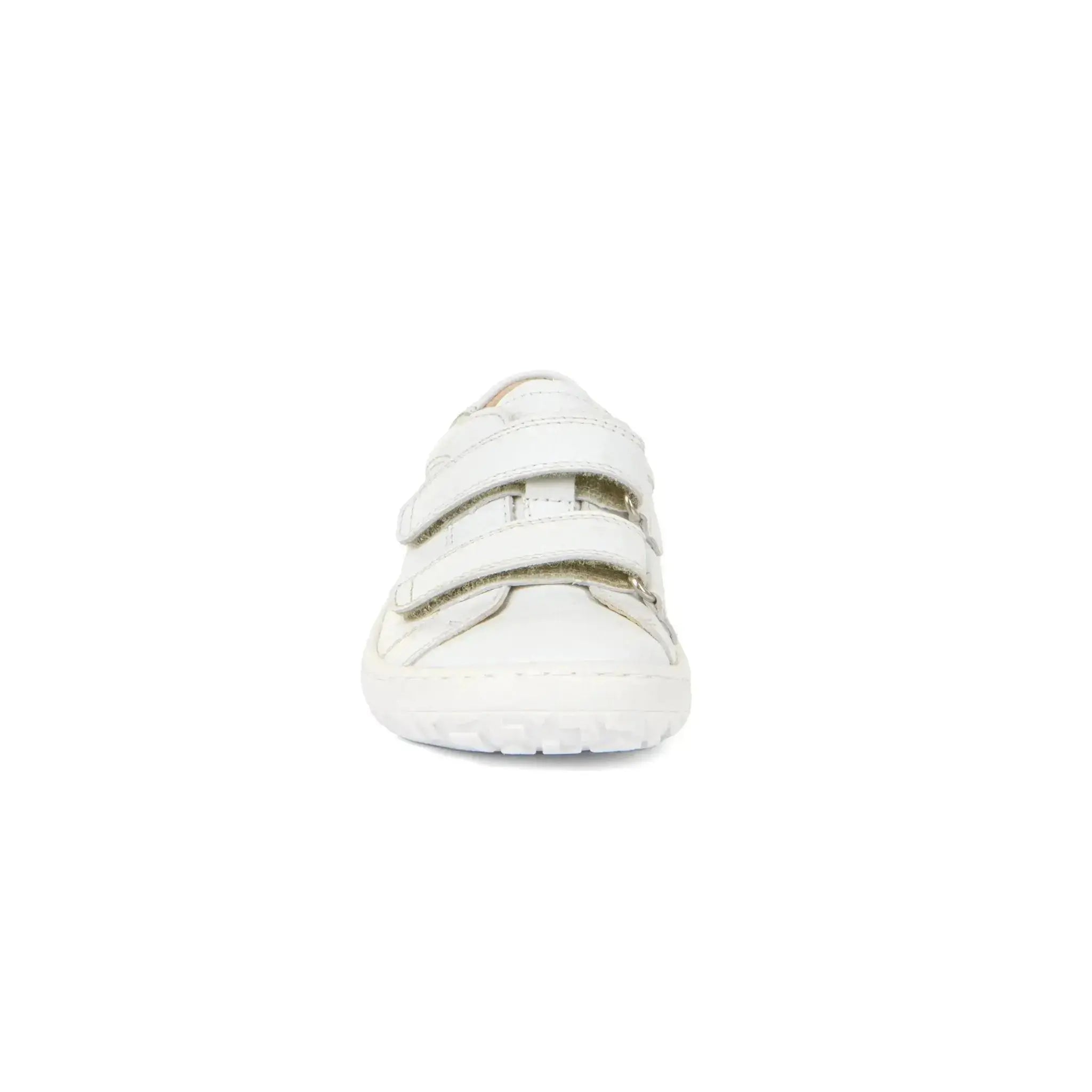 Froddo Barefoot - Zapatillas barefoot colegiales infantiles blancas