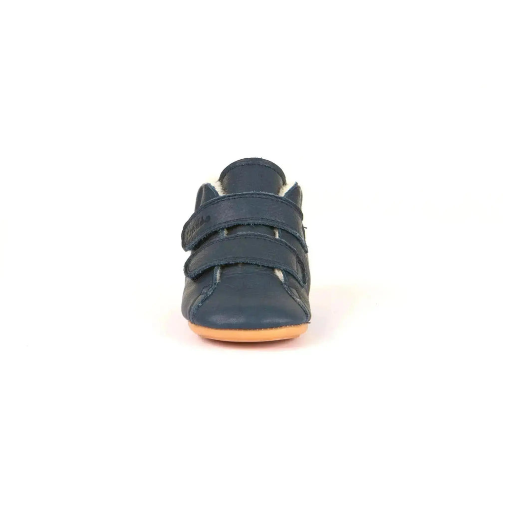 Froddo Prewalker Navy - botitas respetuosas de primeros pasos con borreguito