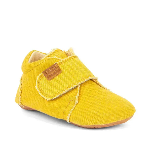 Froddo Prewalkers - Lonetas respetuosas para primeros pasos amarillo